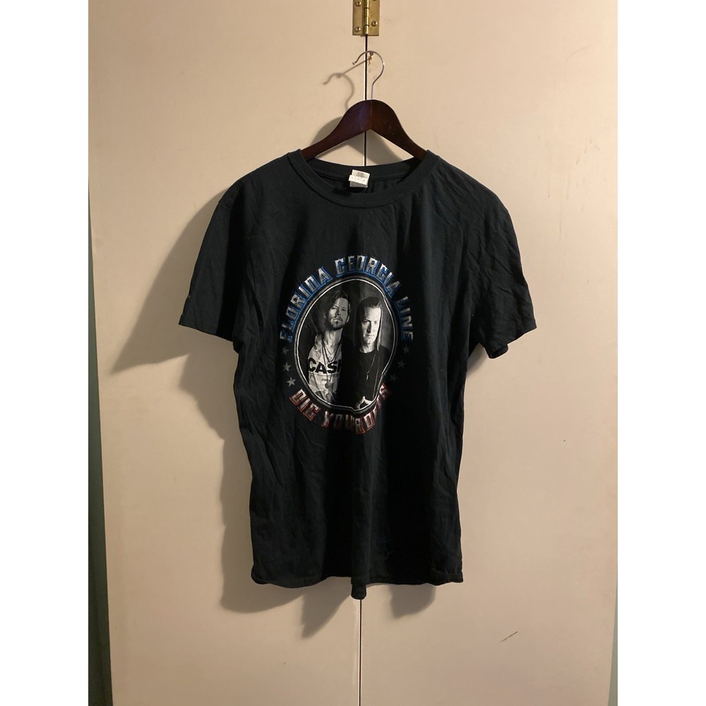 Florida Georgia Line Official 2016 Dig Your Roots Tour Men's Concert T-Shirt L